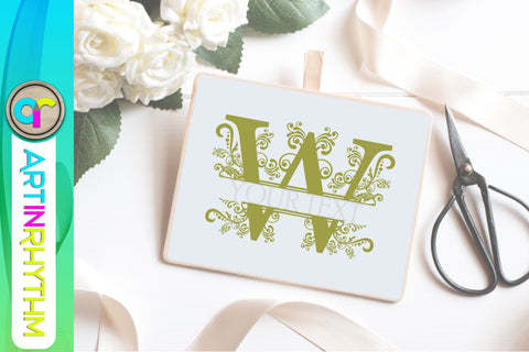 letter w, w monogram, letter monogram SVG Artinrhythm shop 