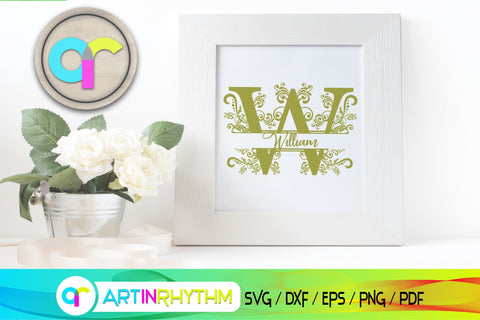 letter w, w monogram, letter monogram SVG Artinrhythm shop 