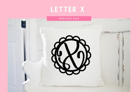 Letter X SVG Cut File | Alphabet Cutting Files SVG Illuztrate 