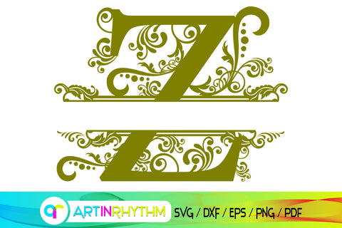 letter z, z monogram, letter monogram svg SVG Artinrhythm shop 