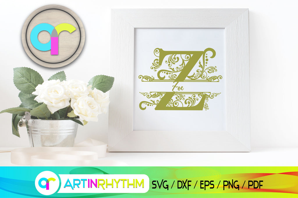 letter z, z monogram, letter monogram svg - So Fontsy