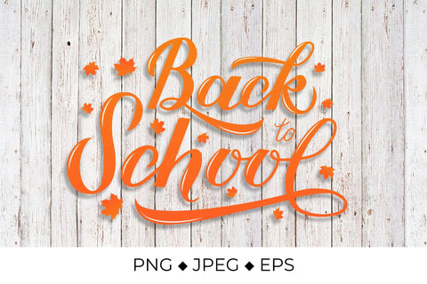 Lettering Back to school Sublimation LaBelezoka 
