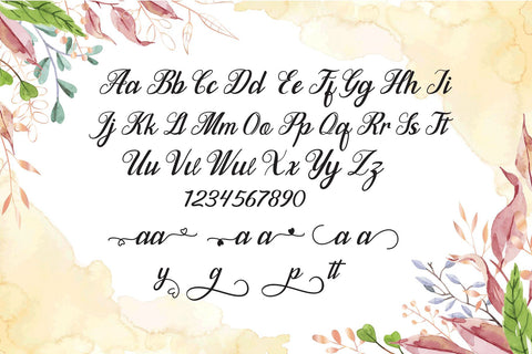 Lettering script Font Rtceative 