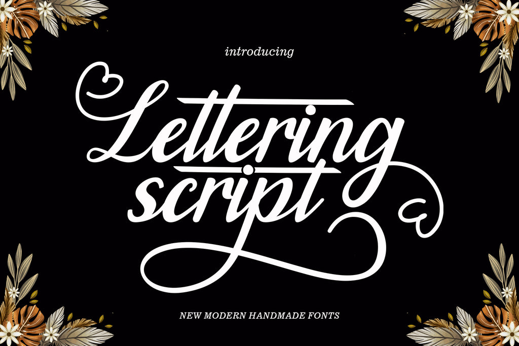 Lettering script - So Fontsy