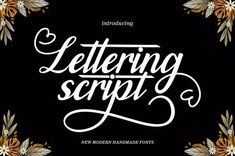 Lettering script Font Rtceative 