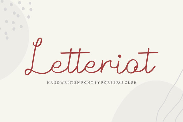 Letteriot Font Forberas 
