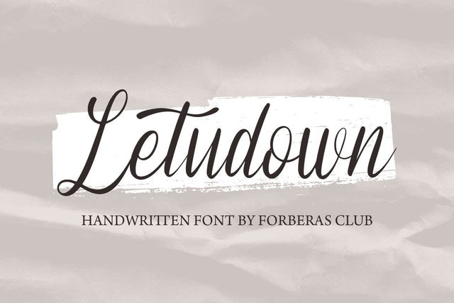 Letudown Font Forberas 