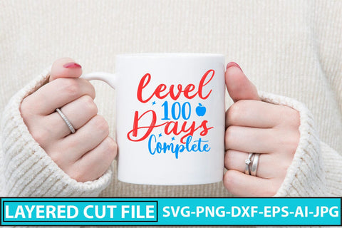 Level 100 Days Complete SVG Cut File SVG Syaman 