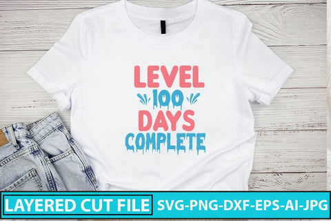 Level 100 Days Complete SVG Cut File SVG Syaman 