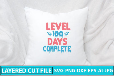 Level 100 Days Complete SVG Cut File SVG Syaman 