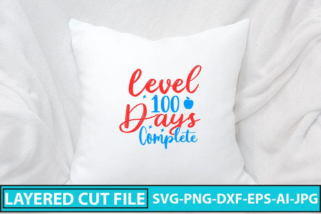Level 100 Days Complete SVG Cut File SVG Syaman 