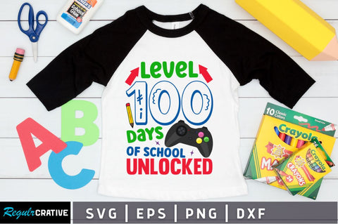 Level 100 days of school SVG SVG Regulrcrative 