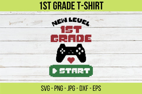 Level 1st Grade Start SVG, School svg, Cut File Cricut, Grade School Svg,Back to School,First Grade SVG,School Student,First Day of School SVG NextArtWorks 