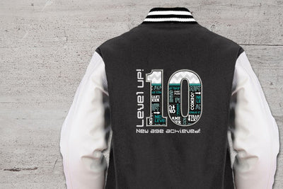 Level Up! 10th Birthday Applique Embroidery Embroidery/Applique Designed by Geeks 