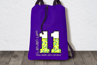 Level Up! 11th Birthday Applique Embroidery Embroidery/Applique Designed by Geeks 