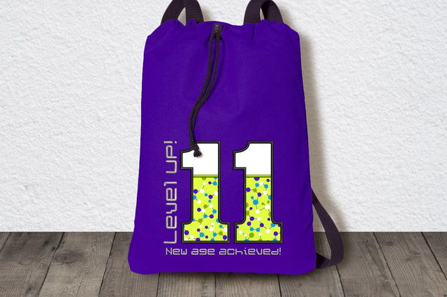 Level Up! 11th Birthday Applique Embroidery Embroidery/Applique Designed by Geeks 