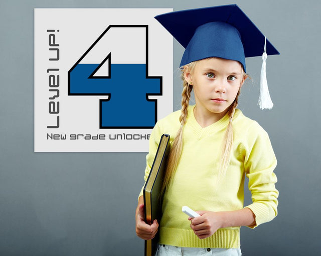 Level Up Grades 1 through 5 SVG Designed by Geeks 