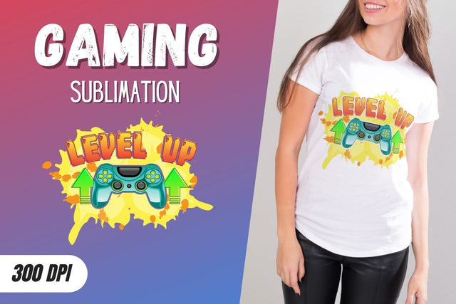Level up Sublimation Sublimation SvgOcean 