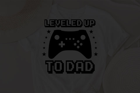 Leveled Up To Daddy Player 2 Has Entered The Game T-shirt, Fathers Day Shirt, Daddy Baby Matching Shirt, Funny Fathers Day Gift Shirt SVG Fauz 