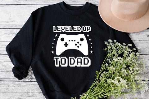 Leveled Up To Daddy Player 2 Has Entered The Game T-shirt, Fathers Day Shirt, Daddy Baby Matching Shirt, Funny Fathers Day Gift Shirt SVG Fauz 