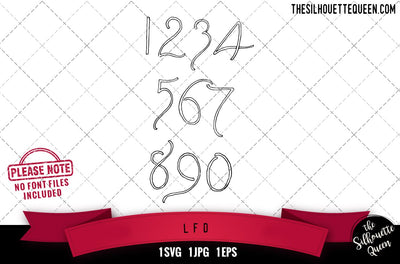 L.F.D numerals SVG Loveleen Kaur 