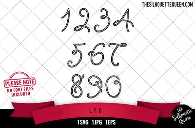 L.F.D numerals SVG Loveleen Kaur 