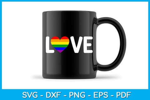 LGBT Love Pride Month SVG PNG PDF Cut File SVG Creativedesigntee 