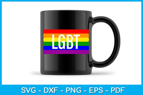 LGBT Pride Flag Pride Month SVG PNG PDF Cut File SVG Creativedesigntee 