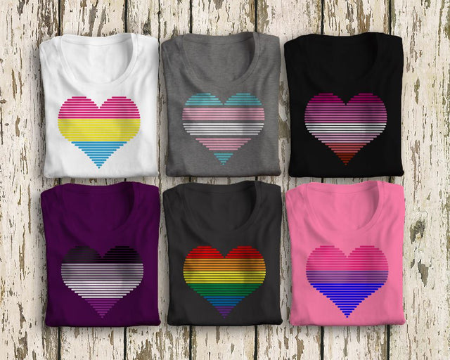 LGBT Pride Hearts SVG Designed by Geeks 
