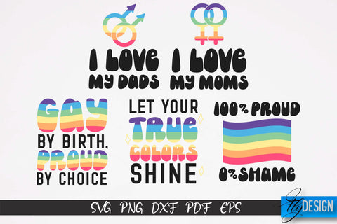 LGBT Pride SVG Design Bundle | Stay Proud SVG Quotes | Love SVG Quotes SVG Fly Design 