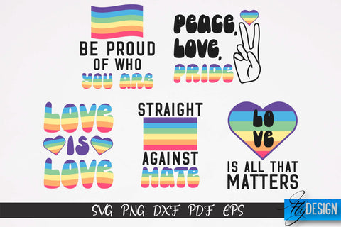 LGBT Pride SVG Design Bundle | Stay Proud SVG Quotes | Love SVG Quotes SVG Fly Design 