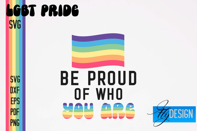 LGBT Pride SVG Design | Stay Proud SVG Quotes | Love SVG Quotes SVG Fly Design 