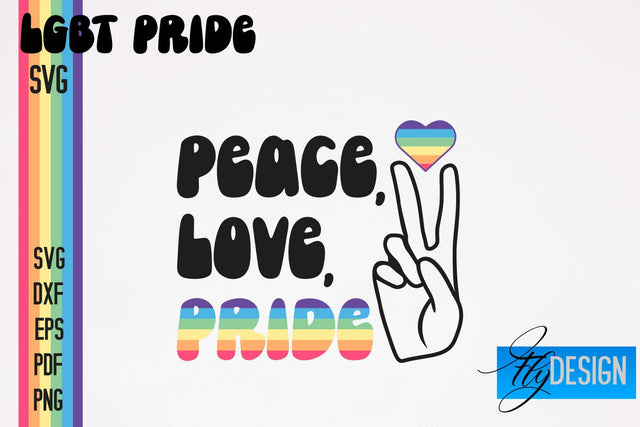 LGBT Pride SVG Design | Stay Proud SVG Quotes | Love SVG Quotes SVG Fly Design 