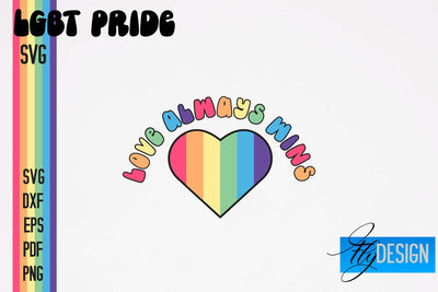 LGBT Pride SVG Design | Stay Proud SVG Quotes | Love SVG Quotes SVG Fly Design 