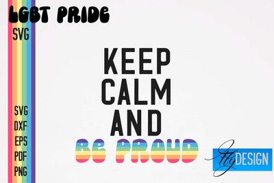 LGBT Pride SVG Design | Stay Proud SVG Quotes | Love SVG Quotes SVG Fly Design 