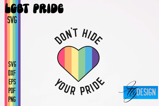 LGBT Pride SVG Design | Stay Proud SVG Quotes | Love SVG Quotes SVG Fly Design 
