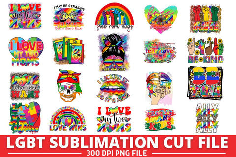 LGBT Sublimation Bundle Sublimation Regulrcrative 
