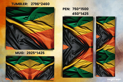 LGBTQ+ Aromantic Flag Bundle | Tumbler | Mug | Pen Sublimation SvgOcean 