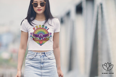 LGBTQ Gay Pride Rainbow - Svg Png Graphic Design Sublimation SVG Karma Genie Graphics 