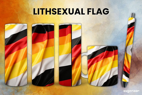 LGBTQ+ Lithsexual Flag Bundle | Tumbler | Mug | Pen Sublimation SvgOcean 