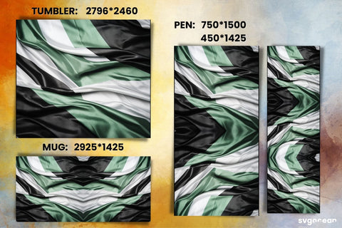 LGBTQ+ Neutrois Flag Bundle | Tumbler | Mug | Pen Sublimation SvgOcean 