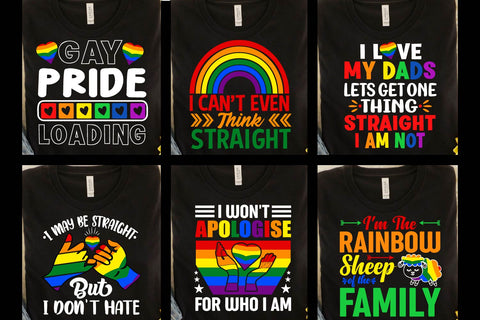 LGBTQ Pride Quotes SVG bundle, Gay Awareness svgs, SVG Paper Switch 