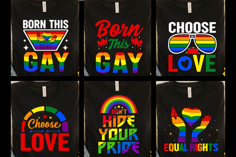 LGBTQ Pride Quotes SVG bundle, Gay Awareness svgs, SVG Paper Switch 