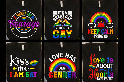 LGBTQ Pride Quotes SVG bundle, Gay Awareness svgs, SVG Paper Switch 