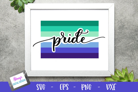 LGBTQ Pride - SVG Pride flag bundle - 13 LGBTQ pride flags SVG Stacy's Digital Designs 