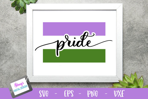 LGBTQ Pride - SVG Pride flag bundle - 13 LGBTQ pride flags SVG Stacy's Digital Designs 