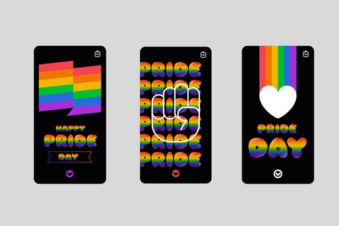 LGBTQ Rainbow Color Fonts Font Fox7 By Rattana 