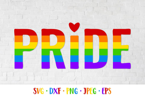 LGBTQ rainbow SVG. LGBT flag. LGBTQIA pride month SVG LaBelezoka 