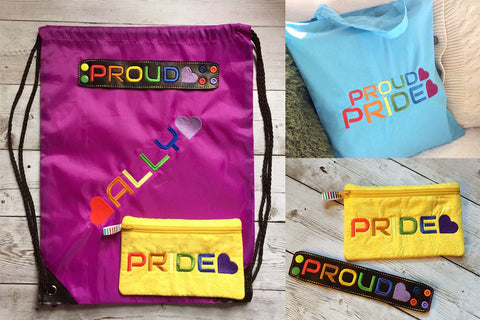 LGBTQIA Pride Embroidery Set Embroidery/Applique Designed by Geeks 