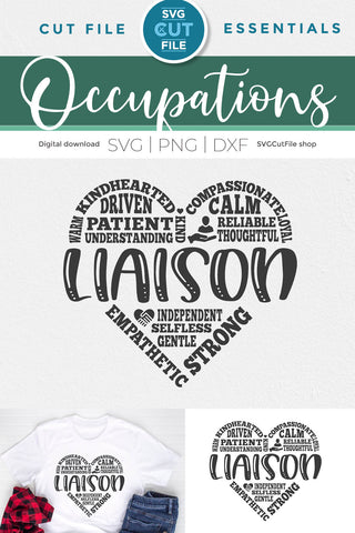 Liaison svg, Perfect for a Health care or Community Liaison SVG SVG Cut File 